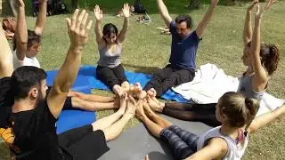 Danzaires. Taller acroyoga Los Viveros 21-05-17.