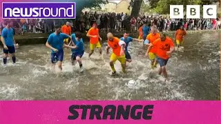 Strange News: Bog snorkelling, fun football & more! | Newsround