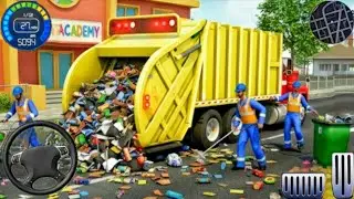 New Trash Truck Driving 2026 - Trash Compactor 3D Truck Games - Android Gameplay.