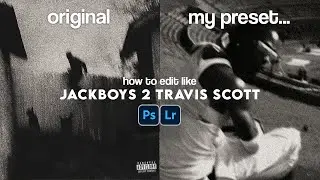 How to Edit Your Pictures Like JACKBOYS 2 Album Cover Travis Scott