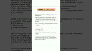 NAB CORE Practice Exam QUESTIONS AND ANSWERS RATED A 20232024 UPDATE9