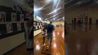 At my daughters game 