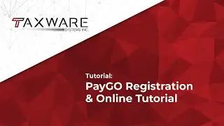Taxware PayGO - Registration and using your PayGO Portal