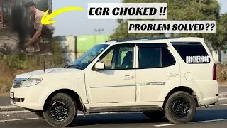 TATA SAFARI STORME BLACK SMOKE PROBLEM SOLVED😎🔥|| Safari storme EGR cleaning Major service 
