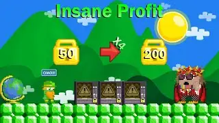 БЕЗУМНАЯ ПРИБЫЛЬ в Growtopia 2023! Как БЫСТРО РАЗБОГАТЕТЬ в Growtopia! (ЛЕГКИЙ DLS)