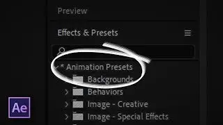 5 random built-in presets that will save you HOURS in After Effects