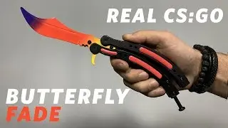 REAL CS:GO KNIVES - Butterfly - Fade 2 - KNIFY