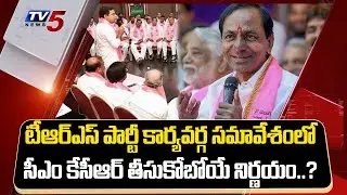 CM KCR to Take Key Decision in TRS Party State Working Committee Meeting | New CM KTR..? | TV5 News