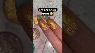 Are they SIMILAR? ✨ #makeup #eyemakeup #eyeshadowpalette #smallbusiness