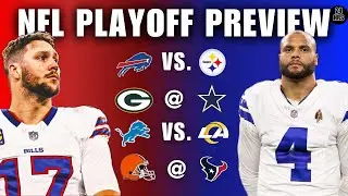 MUST WATCH MATCHUPS EVERYWHERE! An Early Preview Of Each NFL Wildcard Playoff Matchup.