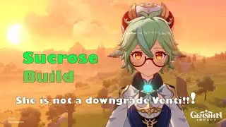 [GenshinImpact] Sucrose Swirl Build Showcase - Cleared all LV90 Artifact Domain with Caption (EN/TH)