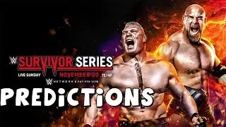 WWE SURVIVOR SERIES 2016 PREDICTIONS!