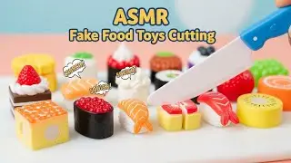ASMR Fake Food Toys Cutting &ndash; Sushi, Burger, Cake & More&rdquo;
