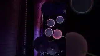 I put lights in my electric drumset
