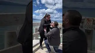 South Lake Tahoe proposal. J&M get engaged!