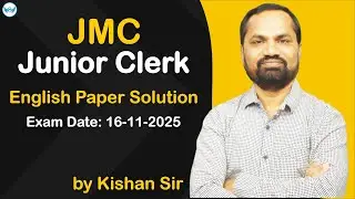 JMC Junior Clerk (16-11-2025) English Solution | @AngelEnglishAcademy | Kishan Sir