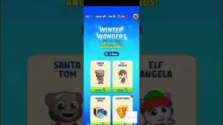 2 Levels With Winter Wonders Talking Tom Gold Run Game | Game | Abeeha ki Baatein