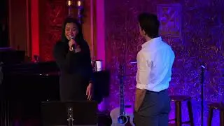Daniel Assetta and Emily Bautista sing 