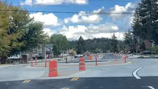 The NEW Moonridge Corridor. Big Bear Lake, CA is stepping up it's game. We have roundabouts as well.