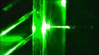 Wedge 532nm laser glass processing