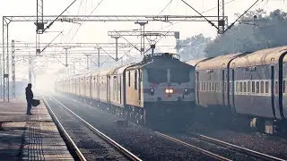 TWO Magnificent OVERTAKES || 12433 CHENNAI RAJDHANI & 12192 SHRIDHAM !!