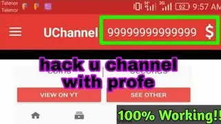 Uchannel Hack unlimited coins || How to hack Uchannel unlimited coins || Uchannel hack Sub4sub hack