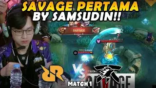 SAVAGE PERTAMA DI MPL SEASON INI!! GILA INI SAMSUDIN RAULNYA NGAMUK!! - RRQ VS ONIC MATCH 1