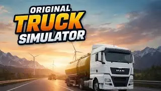 Relaxing Night Drive in Original Truck Simulator 🌙✨ 