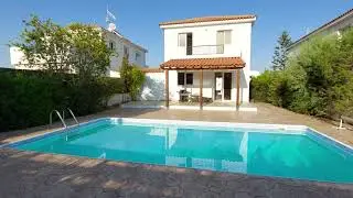 Spacious Two Bedroom Detached House with Privet Swimming Pool, Oroklini, Larnaca