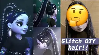 Rainbow High GLITCH ORIGINAL HAIR RESTYLE + Doll Review!! #rainbowhigh #hairstyle