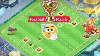 Supercell Football Match 🤔 #coc #clashofclans #viralvideo #supercell #attack #tounament #winner
