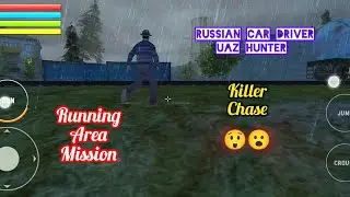 Russian car driver Uaz hunter gameplay | Running area mission