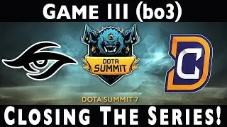 Dota 2 | Team Secret vs Digital Chaos (GAME 3) | The Summit 7