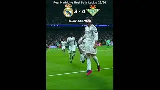 Real Madrid vs Real Betis 5-1 Highlights ☠️ #laliga #realmadrid