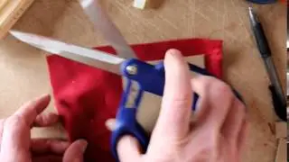 My Chip Carving - How to line a box with velvet