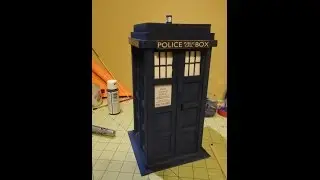Making a balsa wood TARDIS