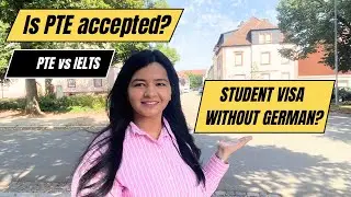 QnA:Is PTE accepted in Germany?Student visa without German || HR13 in Germany