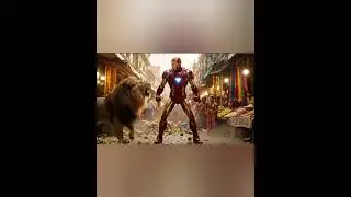 Ironman vs Lion |Street fight #comedy #avengers #funnymemes #humourmemes #tamil #ironmantamil