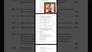 VNSGU SYBCOM SEM-3 CORE COMPULSORY COURSE IN ENGLISH QUESTION PAPER 2023