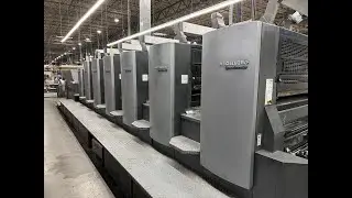 2008 Heidelberg CD102 6+L Offset Press 6 Color Straight Press with Coater