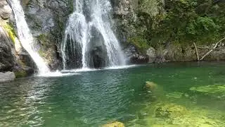 Bashbish waterfall state park located in Berkshires, western Massachusetts.