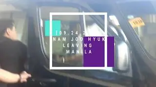[09.24.2017] Nam Joo Hyuk Leaving Manila at NAIA Terminal 1
