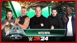 WWE 2K24: AJ Hawk Vs Boston Connor Vs TY Schmit Vs Pat Mcafee Vs Darius (5-Way Battle Royale Match)