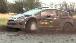 WRC Car test for Brendan Reeves 2012