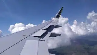 Aproximação e pouso no aeroporto de Juazeiro do norte.