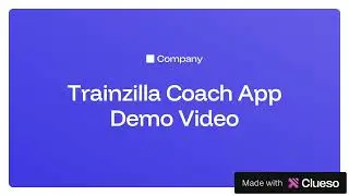 Trainzilla Coach App Demo