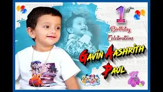 1st Birthday Celebrations GAVIN AASHRITH PAUL