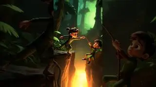 Best Friends Forever 👫 | Emotional Jungle Story | Short #ytshorts #shorts #cartoon #youtubeshorts