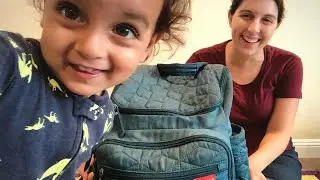 Diaper Bag Packing for a 2 Year Old (Skip Hop Forma Backpack Diaper Bag)