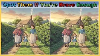 【Spot the Difference | Brain Health】 Memory & Focus Training Puzzle | Dementia Prevention